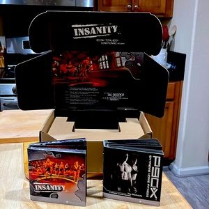Insanity P90X BeachBody workout DVDs